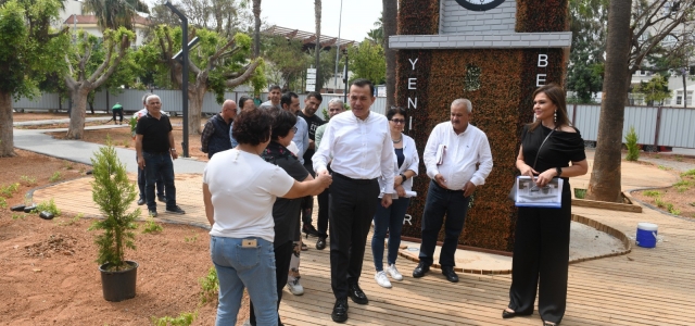 Başkan Abdullah Özyiğit Güven Parkı’ndaki yenileme çalışmalarını inceledi...