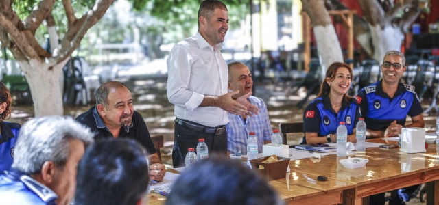 BAŞKAN TUNCER, ZABITA PERSONELİ İLE BİR ARAYA GELDİ...