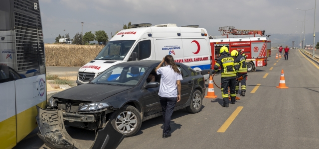 BÜYÜKŞEHİR’DEN YOL TRAFİK GÜVENLİĞİ TATBİKATI...