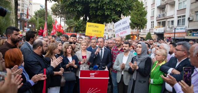 CHP’Lİ Ömür’den Başkan Özer’in Tutuklanmasına Tepki...