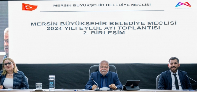 MERSİN BÜYÜKŞEHİR BELEDİYE MECLİSİ’NİN EYLÜL AYI OLAĞAN TOPLANTISI’NIN 2. BİRLEŞİMİ GERÇEKLEŞTİ...