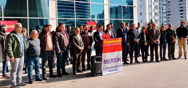 Mersin TMMOB’dan Kayyum Tepkisi..