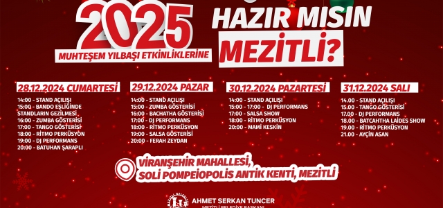 MEZİTLİ BELEDİYESİ’NDEN YILBAŞI HAZIRLIĞI...