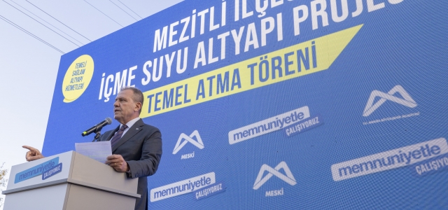 MEZİTLİ İÇME SUYU ALTYAPI PROJESİ’NİN TEMELİ ATILDI...