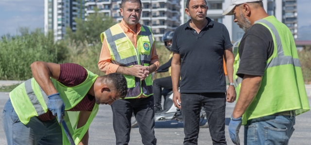 Mezitli’de asfalt çalışmaları devam ediyor...