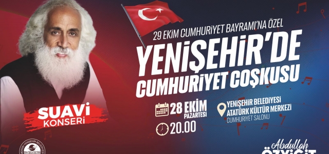 Yenişehir Belediyesi Suavi’yi Mersinlilerle buluşturuyor...